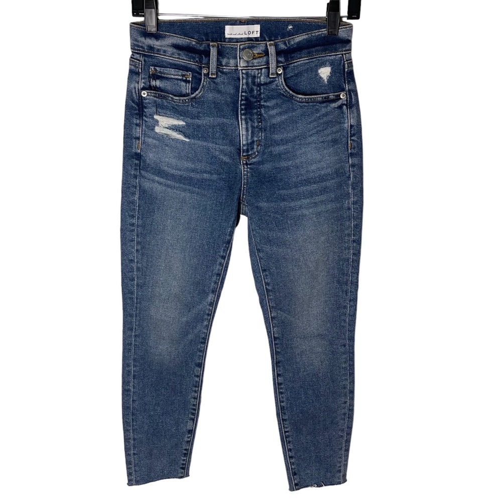 Loft High Rise Skinny Jeans size 2